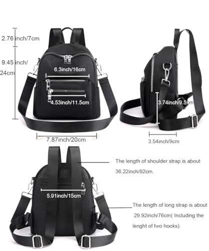 Women's Mini Backpack Purse Fashion Rucksack Daypack Small Shoulder Bag - color: Pink