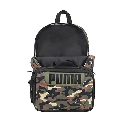 PUMA KIDS' EVERCAT BACKPACK & LUNCH KIT COMBO - color: Olive
