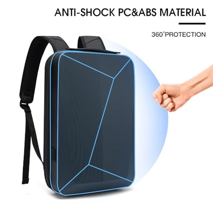 BANGE Laptop Anti-theft backpack Hard Shell Expandable Commute backpack can Hold 15.6 inch laptop for men and women