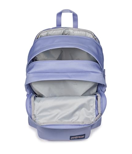JanSport Main Campus Backpack - Travel or Work Backpack with 15-Inch Laptop Sleeve and Dual Water Bottle Pockets, Lavender Ash - color: Lavender Ash