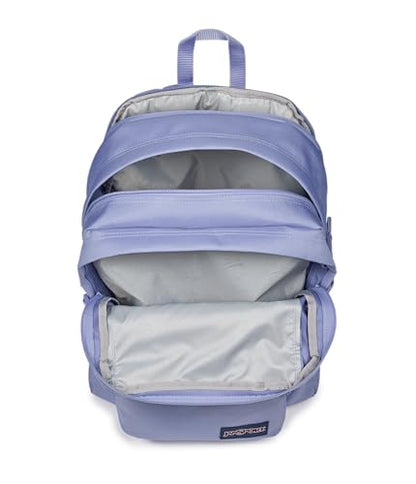 JanSport Main Campus Backpack - Travel or Work Backpack with 15-Inch Laptop Sleeve and Dual Water Bottle Pockets, Lavender Ash - color: Lavender Ash