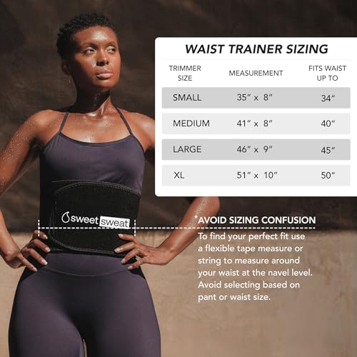 Sports Research Sweet Sweat Waist Trimmer 'Eco Series' - Made w/Yulex Technology · Eco Friendly · Neoprene Free - color: Eco Black, size: Medium