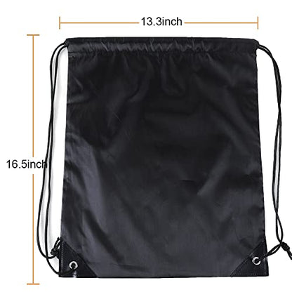 Bulk Drawstring Bags, Polyester Draw String Bags, Gym Sports Cinch Bag Drawstring Backpack for Women Men - color: Multicolor