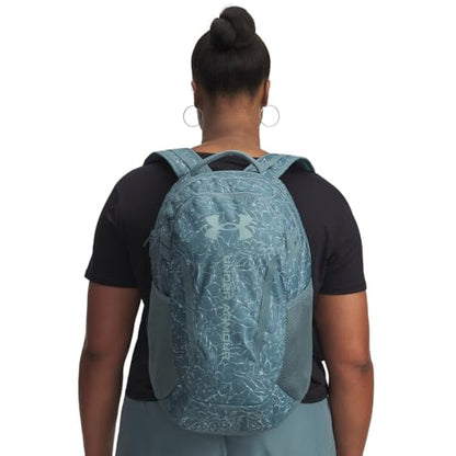 Under Armour Unisex Hustle 6.0 Backpack, (587) Jasper Blue/Jasper Blue/Serpentine, One Size Fits Most - color: (587) Jasper Blue / Jasper Blue / Serpentine, size: One Size