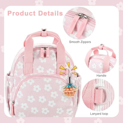 Bluboon Toddler Backpack for Girls Boys 2-4 Cute 12" Preschool Kindergarten Backpacks Kids Daycare Bags School Travel (Flower-Pink, Age 2-4 (12" H not Fit A4 Folder)) - color: Flower-pink, size: Age 2-4 (12" H not Fit A4 Folder)