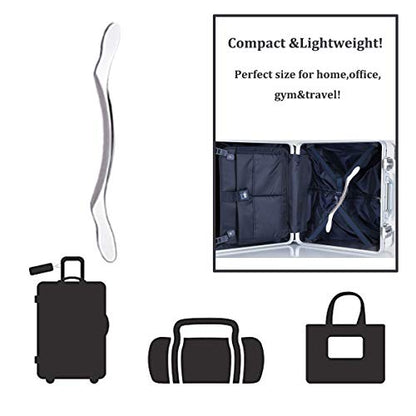 Stainless Steel Gua Sha Scraping Massage Tool - Help Relieve Sore Muscles Great Soft Tissue Mobilization Tool (Long Bar) - style: Modern