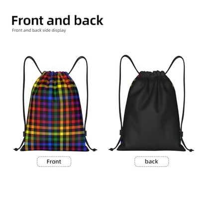 Rainbow Pride LGBT Drawstring Backpack Bag Sport Gym Dance Beach Travel Sackpack for Women Men - color: Lgbt_ddd00648