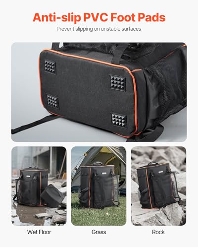 VEVOR Welding Backpack, 35.6L Welder Backpack for Tools and Helmet, 600D Polyester Extreme Gear Pack with Helmet Catch Bag, Multi-Purpose Gear Storage Bag for Welding, Outdoor Camping, Mountaineering - style: 600D Polyester-2