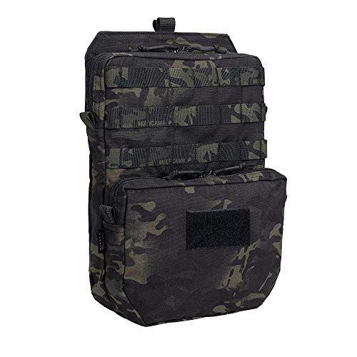 EXCELLENT ELITE SPANKER Tactical MOLLE Hydration Pack for 3L Hydration Water Bladder Molle Vest Accessory - color: Multcam Black