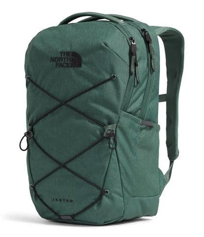 The North Face Jester Everyday Laptop Backpack - Commuter Daypack, Water Repellent, Laptop Sleeve, Duck Green Dark Heather/TNF Black, One Size - color: Duck Green Dark Heather/Tnf Black