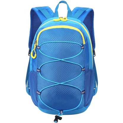 10L Kids Hiking Backpack, Small Waterproof Travel Daypack for Camping, Lightweight Pack for Boys or Girls Ages 4-12 (Blue) - color: Blue