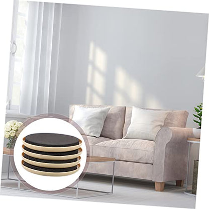 DOITOOL 8pcs Furniture Sliders for Moving Core Sliders Furniture Pads for Carpet Moving Pads for Hardwood Floors