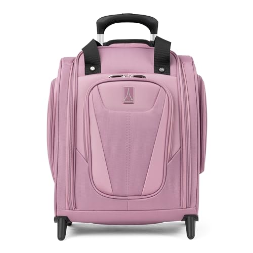 Travelpro Luggage Maxlite 5 Softside Lightweight Rolling Underseat Compact Carry on Upright 2 Wheel Bag, 15-Inch — Orchid Pink Purple - color: Orchid Pink Purple