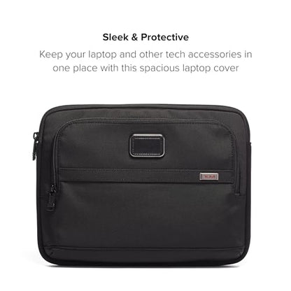 TUMI - Alpha Laptop Cover - Protective Computer Case for Business & Travel - Durable Computer Sleeve -Medium, Fits Up to 13" Laptop, Black