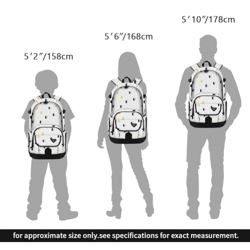 rickyh style School Backpack Travel Bag for Men & Women Lightweight College Back Pack with Laptop Compartmen - color: 04hbg