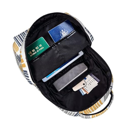 Daily Daypack For Men&Women Minimal Brush Lines Modern Shoulder Bag - color: 5