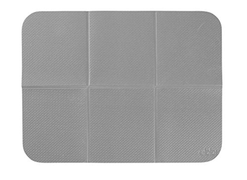Ubbi On-the-Go Diaper Changing Baby Mat, Soft and Comfortable Diaper Bag Accessory Must Have for Newborns, Easy to Clean, Portable Folding Pad, Baby Traveling Accessories, Gray - size: One Size, style: Gray Changing Mat