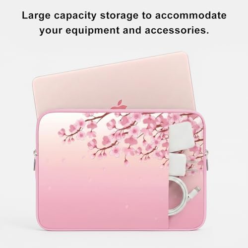 Laptop Sleeve Case for 2026 MacBook Neo 13 Inches A3404 - color: Sakura Pink, size: 13 x 9 x 0.8 inches