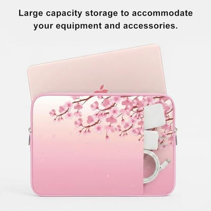 Laptop Sleeve Case for 2026 MacBook Neo 13 Inches A3404 - color: Sakura Pink, size: 13 x 9 x 0.8 inches