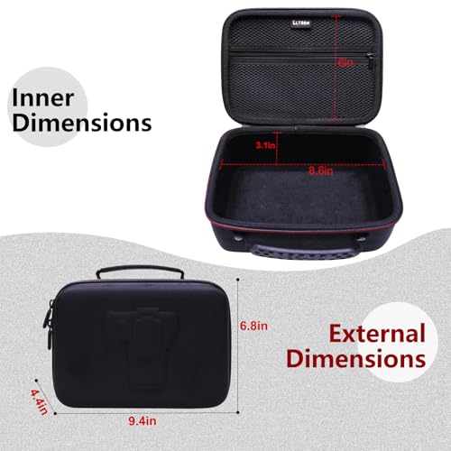 Camera Case Compatible with Canon EOS Rebel T7/R50/R6 Mark II/R100/R50 V/T6/R8/R10/R5 Mark II/RP/R7/5D Mark IV/SL3/R5/T100 DSLR SLR Camera, Len and Tripod with 4 Dividers and Shoulder Strap, Black - color: Black, size: Small