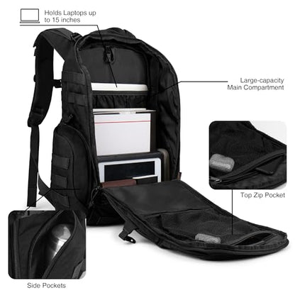 Mardingtop 30L Military Tactical Backpack for Men，Molle Rucksack EDC Daypack for Hiking,Travel,Camping, Hunting