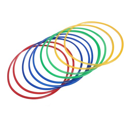 18.9in Sensory Training Hoops for Kids - 10 Rings & Connectors - Improve Balance, Coordination & Creative Thinking