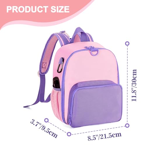 CURMIO Feeding Pump Backpack for 500ml Feeding Bag, G/J/GJ Tube, Pink - color: Pink