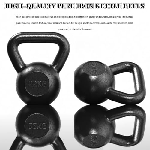 Kettlebell Weights Home Abdominal Muscle Training Kettle Bells, Men's Squat Solid Pure Iron Kettle Ball, Gym Sports Equipment(15kg)
