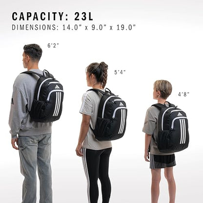Originator Small Backpack for men and women, athletic book bag with laptop sleeve - color: Stone Wash Rainbow/Clear Sky Blue