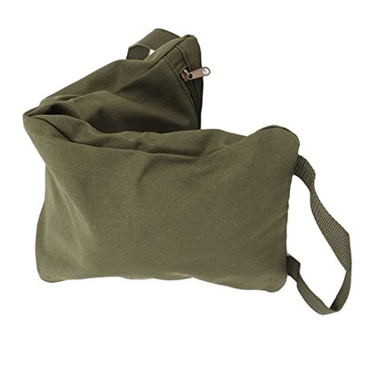 Topyond Sand Bag for Weight Training, Green Yoga Sand Bag with Handle, Yoga Weightlifting, Portable Fillable Yoga Canvas Sandbags for Yoga Weights and Training, Yoga Weight Bag