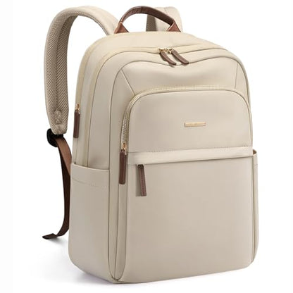 Travel Backpack for Women Personal Carry On Bag Business Weekender Hiking Multilayer Laptop Bag,16 Inch,Apricot - color: Upgrade-apricot, size: 16 Inch