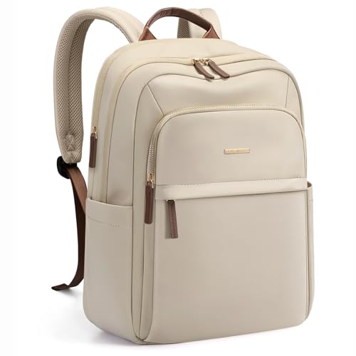 Travel Backpack for Women Personal Carry On Bag Business Weekender Hiking Multilayer Laptop Bag,16 Inch,Apricot - color: Upgrade-apricot, size: 16 Inch