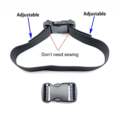 Side Release Buckles Heavy Duty Plastic Buckle Snap Clips Clasps Backpack Buckle Replacement for Strap - style: 1-1/4 Inch - 2sets