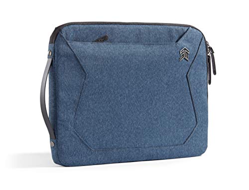 STM Myth Fleece-Lined Laptop Sleeve with Removable Strap 15-Inch - Slate Blue (stm-114-184P-02) - color: Slate Blue, size: 15-Inch