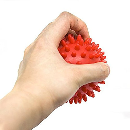 VORNNEX Pack of 2 Spiky Hard Massage Balls - Foot Arch Trainer Plantar Fasciitis, Muscle Massager Ball Exercise