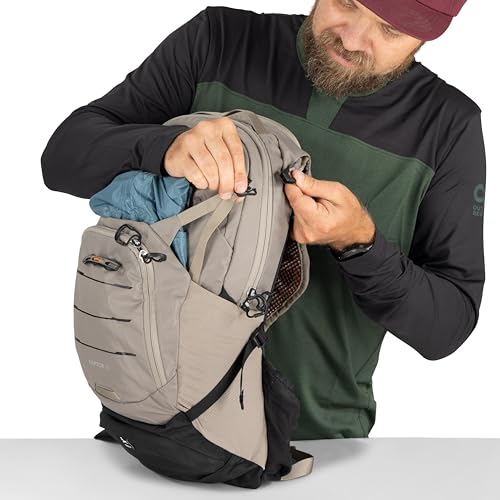 Osprey Raptor 14L Men's Mountain Biking Backpack with Hydraulics Reservoir - color: Tundra Green, style: 14l