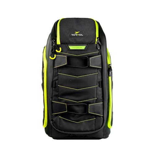 TORVOL - Quad PITSTOP Backpack Pro V2 – FPV Drone Backpack for 4 Quads + Gear, Compatible with DJI Mini 3, DJI Mini 4 Pro, Avata, Mavic, Goggles, Laptop, Black & Green, With Rain Cover, 30L