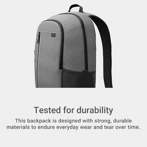 Dell Pro 14-16 Plus EcoLoop Urban Backpack - CP5625G - 27 liters, 16" Laptop Maximum, 2 x Side Pockets, 300D rPET Polyester Woven Fabric, Water Resistant, 52% Recycled Content - color: Gray 14-16"