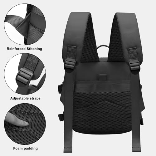 9L Mini Backpack for Men and Women, Small Backpack for Gym Hiking Travel Sports Running (Black) - color: 9l-black