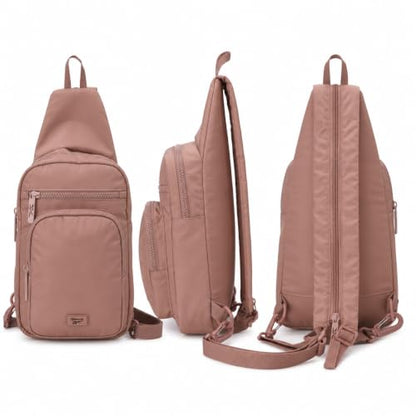 Reebok Unisex Crossbody Bag - Convertible Compact Durable Cross Body Bag for Women and Men - Gym and Travel Essentials, Size One Size, Cosmos Choco Malt - color: Cosmos Choco Malt