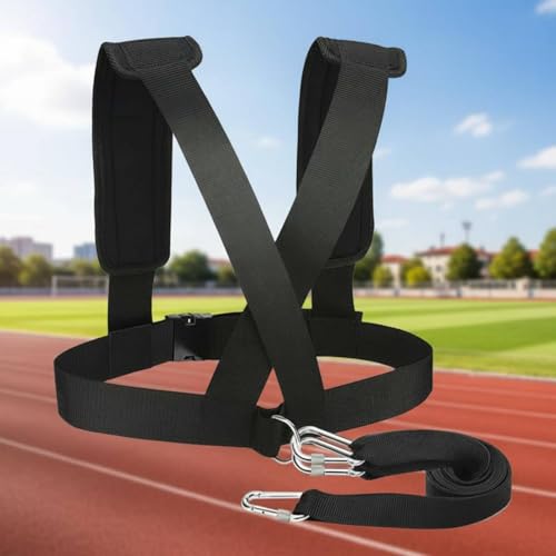 kowaku Speed Training Harness Adjustable Strength Training Vest Strap Multiple D-Rings Sled Harness for Athletes - style: Upgraded Version