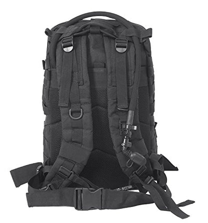 Seibertron Waterproof Large Capacity Molle Motorcycle Helmet Holder/Cycling Helmet Storage/Hiking Helmetcatch Bag/Backpack Also Fit Basketball Football Soccer Backpack Black - color: Black