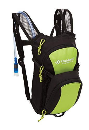 Outdoor Products Tadpole Hydration Pack (Black) (Violet Tulip) - color: Acid Lime