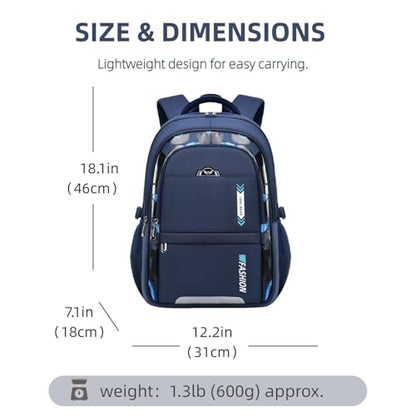 Minimalist Modern Spacious Backpack with Durable Multi-Pocket Design, Stylish Anti-Theft Ultra-Light Daypack (black) - color: Black