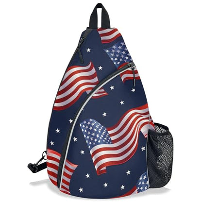 Pickleball Bag for Women Men Adjustable Crossbody Sling Backpack Hold Pickleball Paddle Water Bottle - color: Multicolor 9