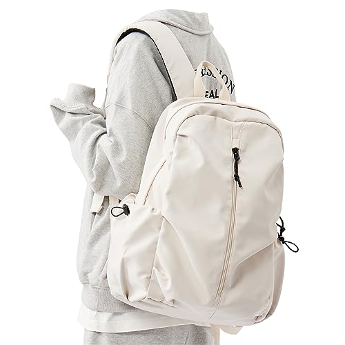 weradar Aesthetic College Backpack For Women Men,Fashion Student Bookbag,Classic High School Backpack For Teens - color: A3-beige