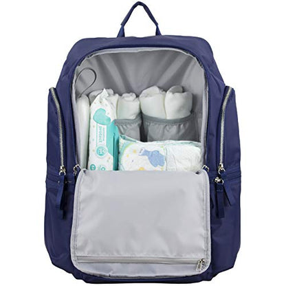 BODHI Baby Waterproof Multi-Function Travel Essentials Baby Tote Diaper Bag Backpack Changing Pad, Stroller Straps for Parents, Unisex, Deep Cobalt Blue - color: Deep Cobalt Blue