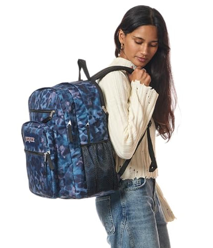 JanSport Laptop Backpack - Computer Bag with 2 Compartments, Ergonomic Shoulder Straps, 15” Laptop Sleeve, Haul Handle - Ghostly Florals - color: Ghostly Florals