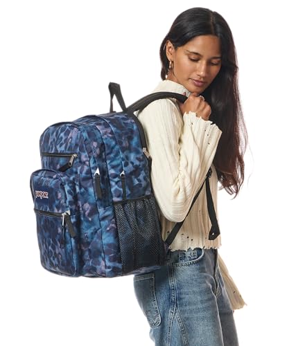 JanSport Laptop Backpack - Computer Bag with 2 Compartments, Ergonomic Shoulder Straps, 15” Laptop Sleeve, Haul Handle - Ghostly Florals - color: Ghostly Florals