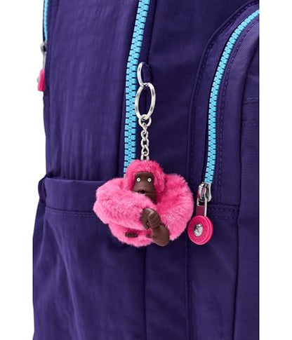 Kipling Women's Seoul Extra Large Bts 17" Laptop Backpack, Durable, Roomy with Padded Shoulder Straps, Built-In Protective Sleeve - color: Vip Purple, size: 13.5''L x 17.75''H x 9''D